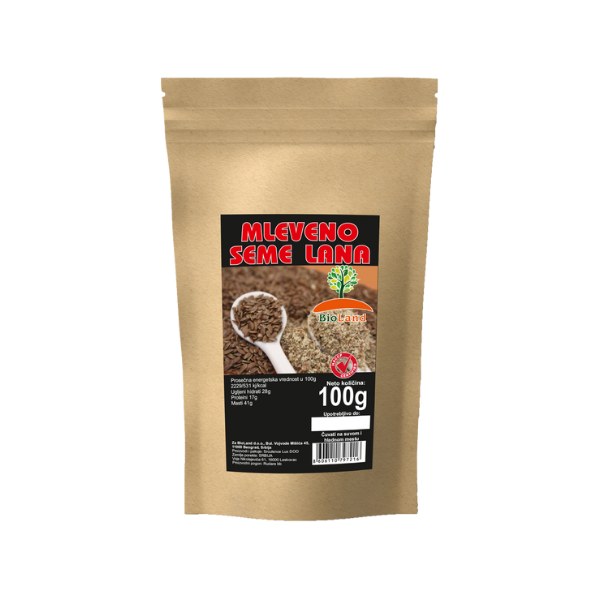 Ground flax seeds 100g