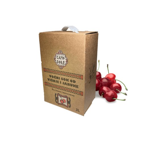 Sour cherry & apple juice 3l - Teas and healthy drinks - Bioland