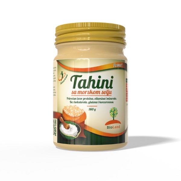 Tahini with sea salt 360g - Healthy food - Bioland